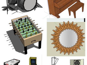 探索家居装饰用品模型设计图下载 资源、用途与创意实践