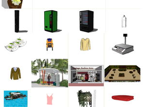 生活用品超市 室内装饰用品设计图与模型库下载指南