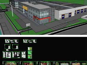 工厂设计改造 从CAD图纸到SU模型与效果图的全流程解析与资源获取
